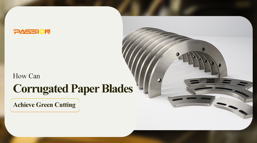 corrugated paper blade