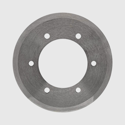 double bevel circular packaging knife 1